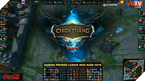 LMHT: Saigon Jokers hủy diệt toàn bộ Bangkok Titans trong giải GPL 2016 5