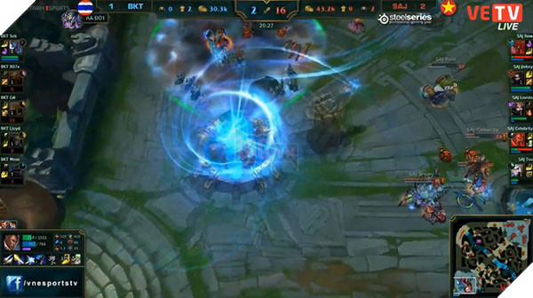 LMHT: Saigon Jokers hủy diệt toàn bộ Bangkok Titans trong giải GPL 2016 6