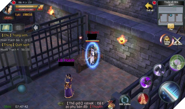 Phạm trọng tội này trong game, nhân vật của Huỳnh Trọng sẽ phải chịu mức phạt 10 năm trong Đại lao.