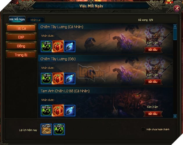 Chiến Thần Tam Quốc - Mẹo tăng cấp cực nhanh dành cho tân thủ