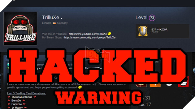 Cac chieu tro hack va lua dao trong Steam ban can biet Các chiêu trò hack và lừa đảo trong Steam bạn cần biết