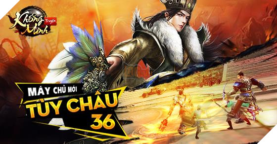 Khổng Minh Truyện ra mắt máy chủ Tùy Châu, tặng Gift Code giá trị