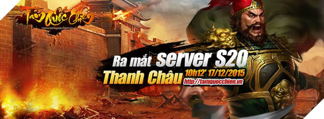 Mở sever mới Thanh Châu, Tam Quốc Chiến Mobile tặng Giftcode