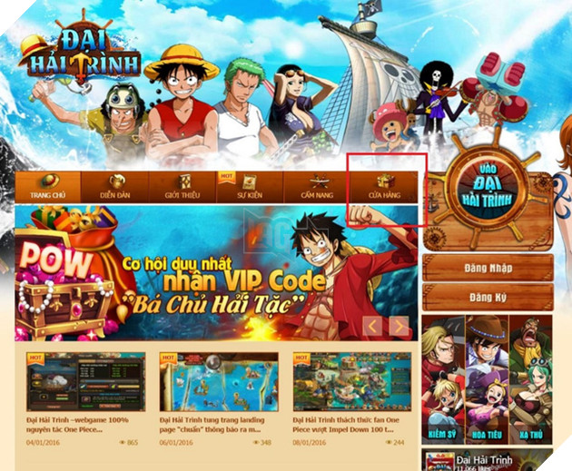 Tặng 1000 Gift Code Đại Hải Trình nhân dịp mở cửa ngày 12/1