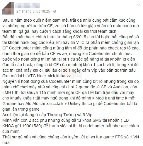
Huyền thoại săn bắt hack Gió Mùa Thu trong Đột Kích bất ngờ bị khóa tài khoản vì... hack
