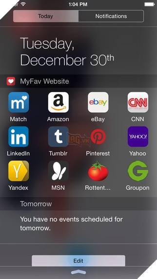 MyFav Website Widget