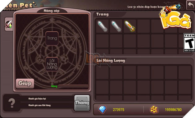 Nâng cấp vũ khí của pet có thể đem lại sự hỗ trợ lớn cho người chơi