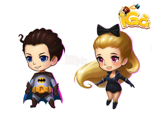 Cặp đôi siêu nhân nổi tiếng của DC Comics: Batman – Catwoman cũng đặt chân tới mảnh đất iGà