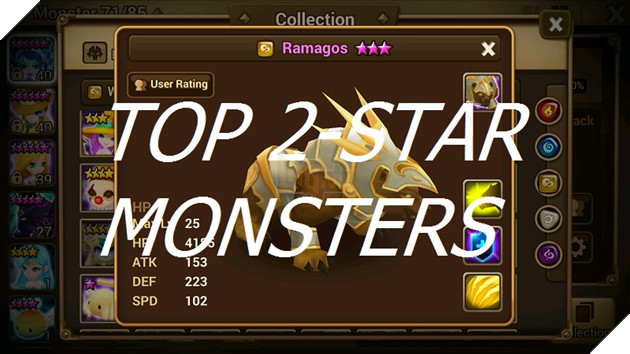 Top 2-star monsters