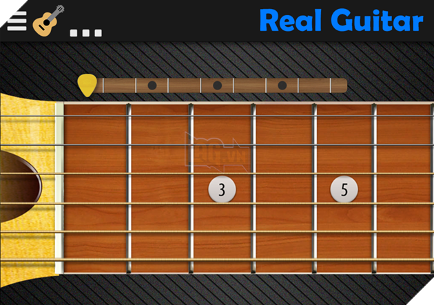 Giao diện ứng dụng Real Guitar