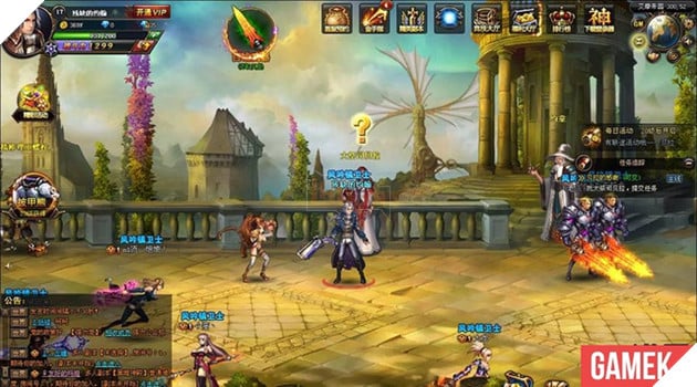 Thần Chi Hoàng Quân - Webgame đánh đấm màn hình ngang bối cảnh Châu Âu
