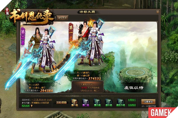 Thư Kiếm Ân Thù Lục - Webgame võ hiệp bản quyền nguyên tác Kim Dung