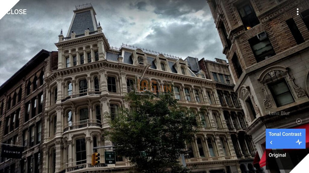 Trong ảnh gốc mọi thứ điều rõ nét và không có điểm nhấn