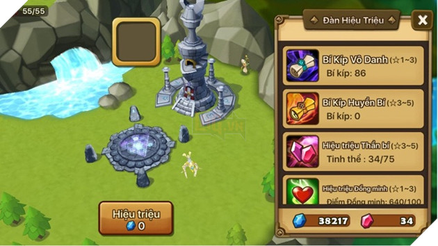 Triệu hồi quái thú trong Summoners War