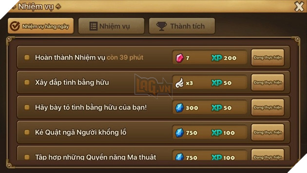 Cấp 1 - 10 Summoners War