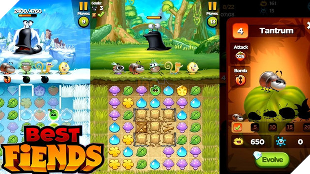 Best Fiends - Hành trình phiêu lưu của bầy côn trùng ngộ nghĩnh
