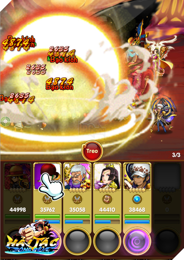 
Game thủ có thể sử dụng 1 chạm để tiến hành combat
