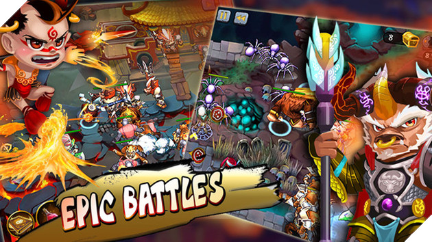 Immortal Legends - Game nhập vai thủ thành đậm chất Tây Du Ký