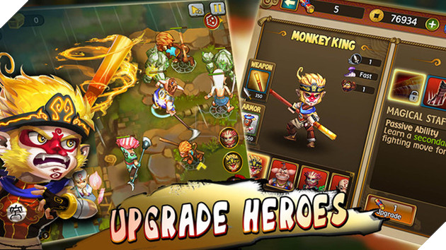 Immortal Legends - Game nhập vai thủ thành đậm chất Tây Du Ký