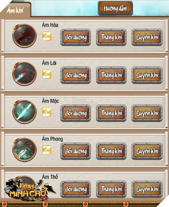 
Hệ thống Ám Khí độc nhất vô nhị
