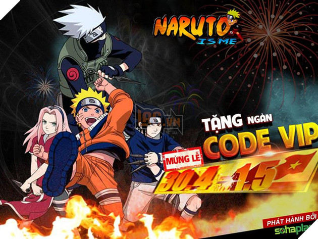 SohaPlay tặng 500 Vipcode Naruto is Me nhân dịp 30/04