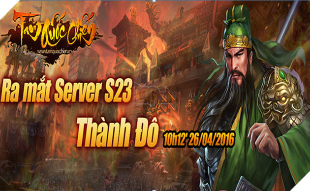 Tam Quốc Chiến Mobile tặng 200 Giftcode giá trị nhân dịp mở server mới