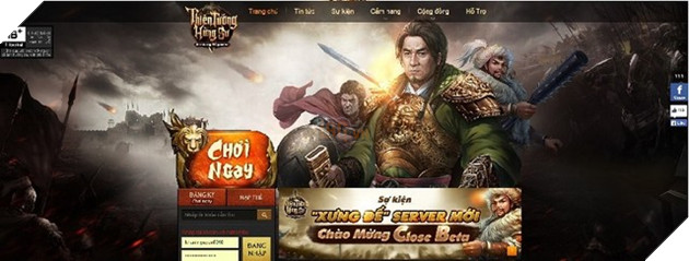 Tặng 700 Gift Code Thiên Tướng Hùng Sư nhân dịp Closed Beta