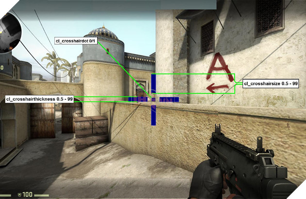 CS:GO - Hướng dẫn cách thay tâm phù hợp với người chơi