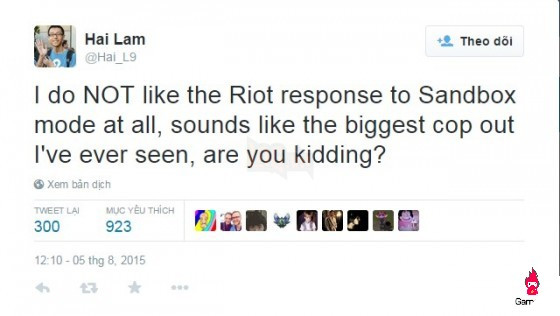hai Từ chỗ phản đối gay gắt, Riot đành chiều game thủ và đồng ý ra Sandbox Mode 2
