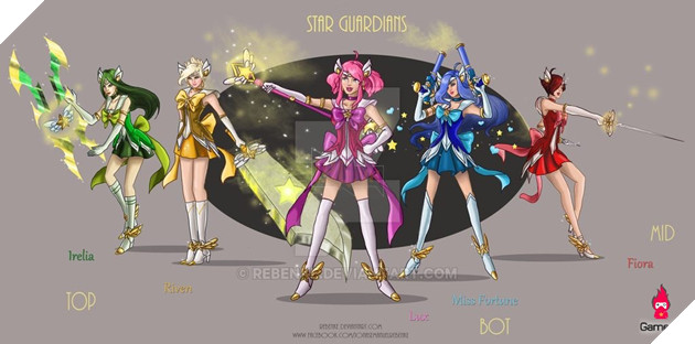 star_guardians_riot_by_rebenke-d8rzsvg Riot nhăm nhe cho ra bộ Vệ Binh Tinh Tú mới, và đây là những gì cộng đồng tưởng tượng ra 6