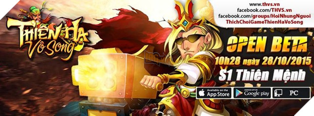 Thiên Hạ Vô Song chính thức Open Beta, tặng giftcode giá trị