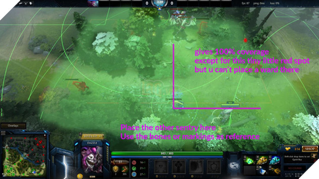 Mẹo DOTA 2: Những vị trí phá mắt hiệu quả bậc nhất