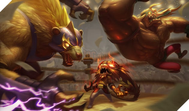 Ảnh nền chung cho 3 trang phục mới và Zed cùng Ekko nerf nặng