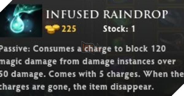 Infused Raindrop: Giọt nước mưa khắc chế các tướng dồn dame ở bản cập nhật 6.87 2