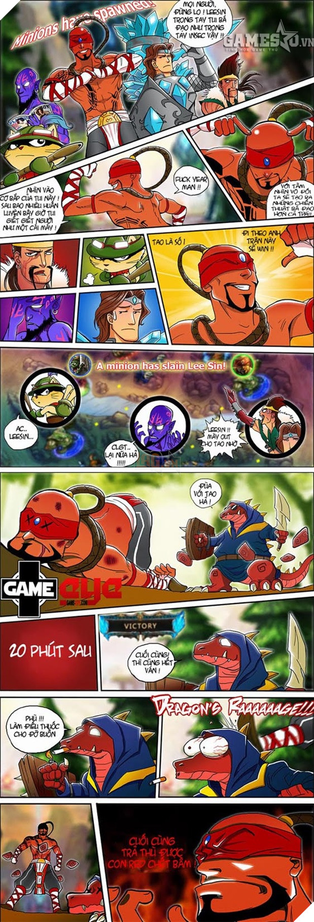 LeeSin đòi gánh team nhưng thậm chí còn không ăn nổi Creep