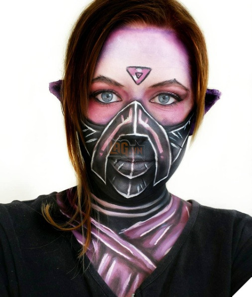 dung hinh voi co gai ve mat hero dota 2 cuc dep 1