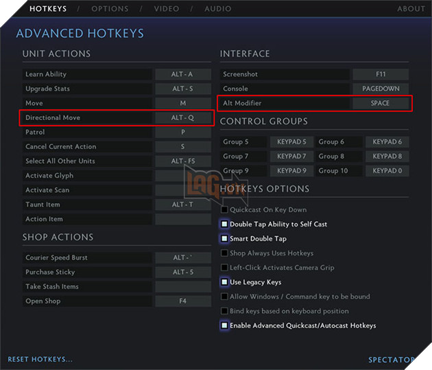  Dota 2 Update Changelog tiếng Việt cập nhật 26/05 - thêm tùy chỉnh hotkeys mới
