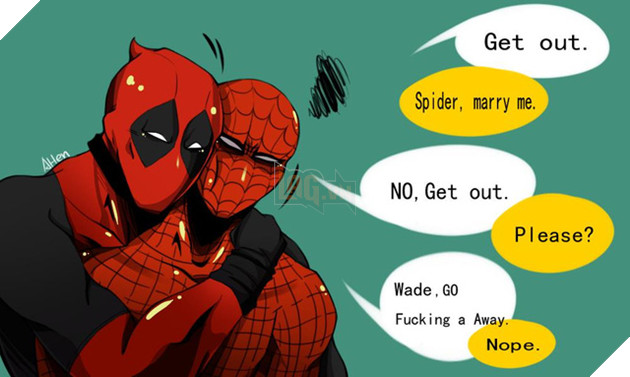 Ngất ngây với bộ ảnh cặp đôi Spider man và Deadpool siêu dễ thương của tác giả Việt Nam