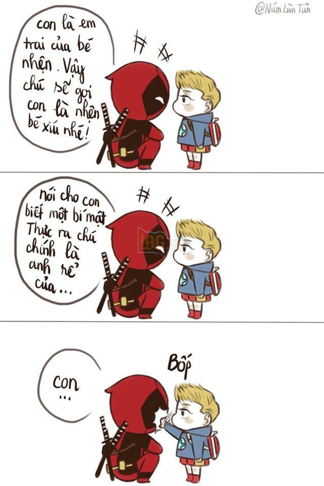 Ngất ngây với bộ ảnh cặp đôi Spider man và Deadpool siêu dễ thương của tác giả Việt Nam 6