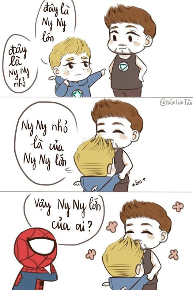 Ngất ngây với bộ ảnh cặp đôi Spider man và Deadpool siêu dễ thương của tác giả Việt Nam 8