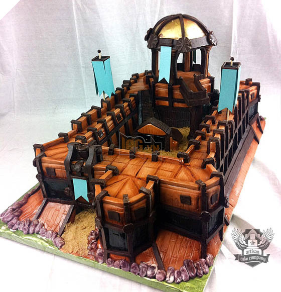 Chảy nước miếng với những chiếc bánh gato theo game đầy màu sắc