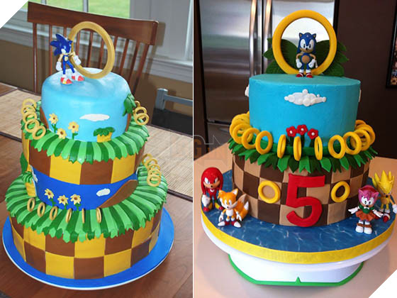 Chảy nước miếng với những chiếc bánh gato theo game đầy màu sắc