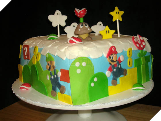 Chảy nước miếng với những chiếc bánh gato theo game đầy màu sắc