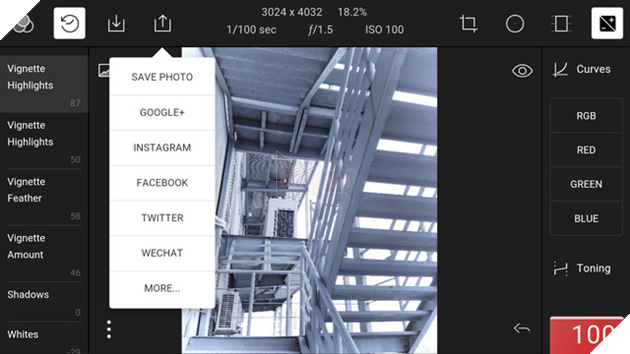 
Lưu vào bộ nhớ trong hoặc chia sẻ lên các mạng xã hội
