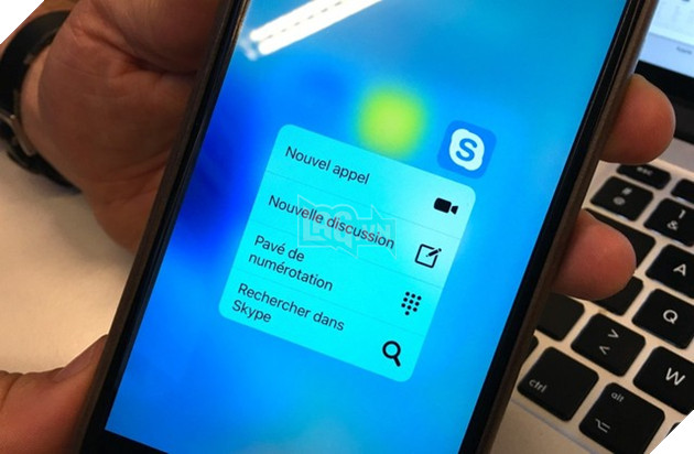 
Tính năng 3D Touch của Skype trên iPhone 6S
