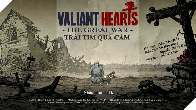 Valiant Hearts The Great War - Game khai thác những khía cạnh khác của chiến tranh cực hay