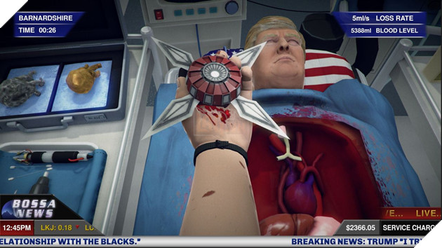 Surgeon Simulator cho phép người chơi phẫu thuật ông Donald Trump 3