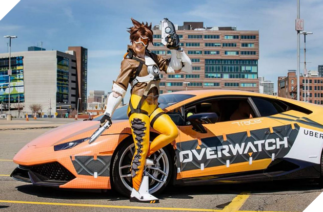 Vi vu siêu xe với các tướng trong Overwatch tại sự kiện pax east 2016 2