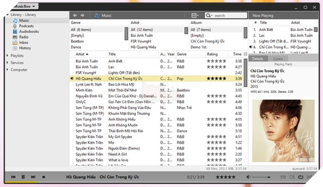 MusicBee Không chỉ đơn giản là một phần mềm nghe nhạc 3