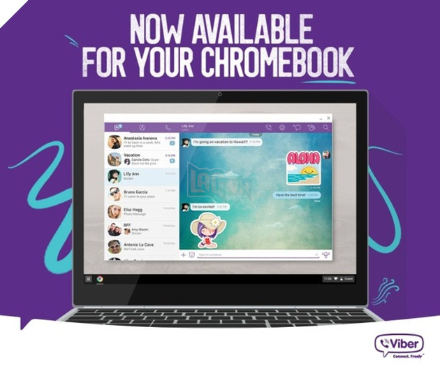 Viber chính thức đặt chân lên Chrome OS, làm mưa làm gió trên mọi nền tảng
